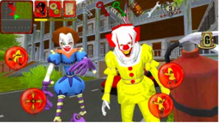 Clown Brothers. Neighbor Escape 3D screenshot