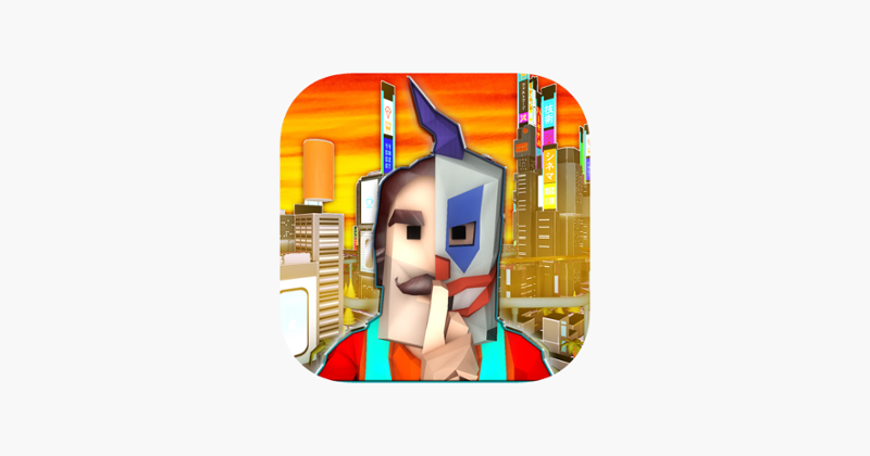 Clown Man Neighbor. Cyber City Game Cover