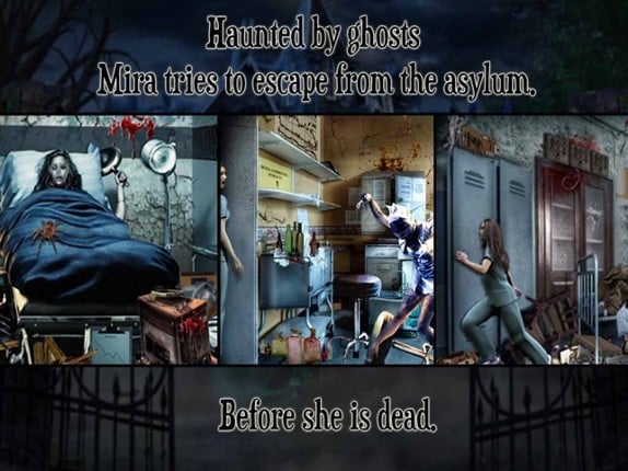 Dead Asylum Hidden Object Game screenshot