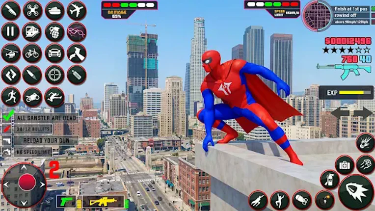 Speed Hero: Flying Spider Hero screenshot