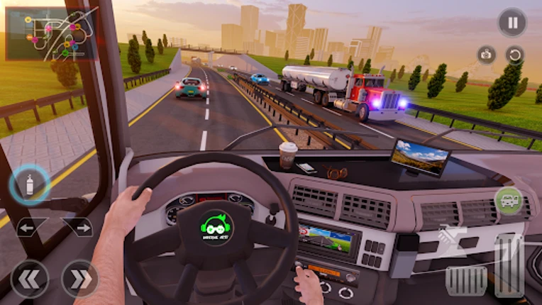 Truck Racing Car Driving Games screenshot
