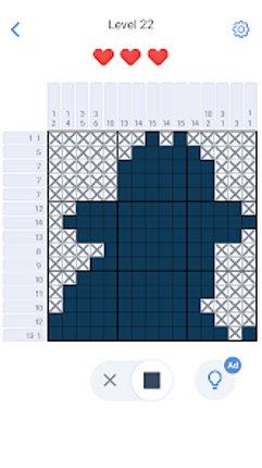 Pixel Art: Logic Nonogram Image