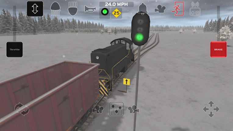 Train and rail yard simulator screenshot