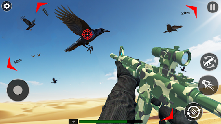 Desert Birds Sniper Shooter 3D screenshot