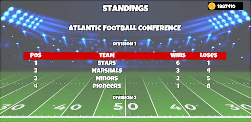 Retro Football 3D 2 : TD Glory screenshot