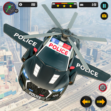 US Police Car Helicopter Chase Image
