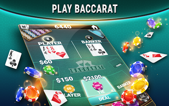 Blackjack & Baccarat Card Game screenshot