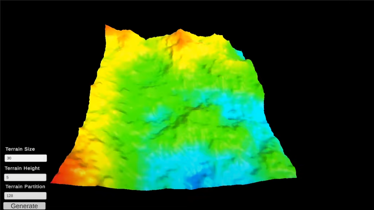 Fractal Terrain Image