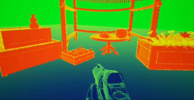 Thermal Imaging/Night Vision Post Process Shader for Unreal screenshot