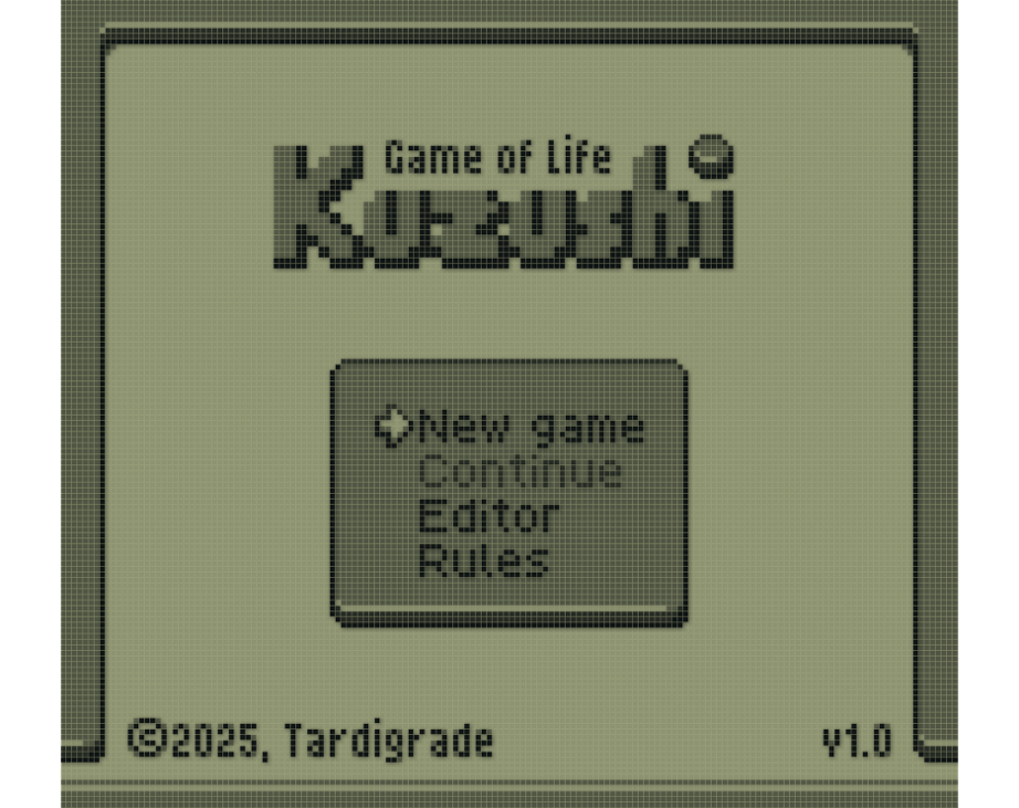 Games like Game of Life Kuzushi