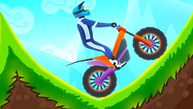 Hill Climb on Moto Bike Image