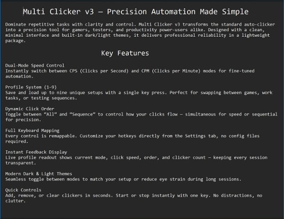 Multi Clicker screenshot