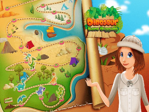 Games like Nastya Dinosaur Bone Digging Games