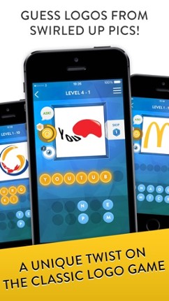 Swirly Logos - Guess the Logo, Emblem & Brand Name Quiz Game screenshot