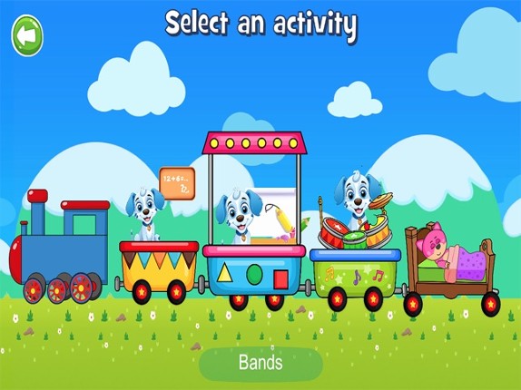 Blue coloring book screenshot