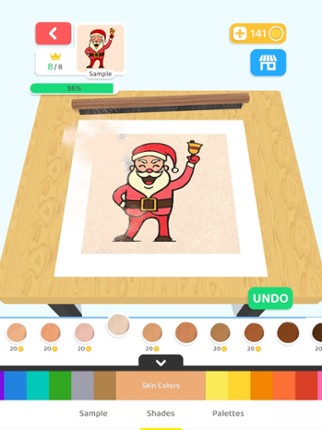 Colored Sand Painting Image