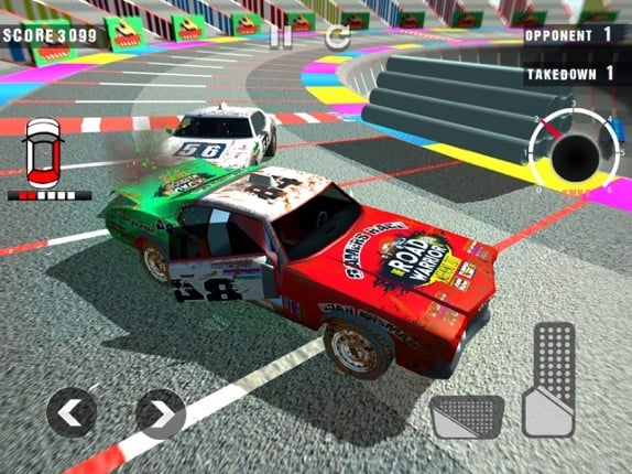 Demolition Derby Real Crash 3D Image