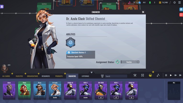 Factory Planner screenshot