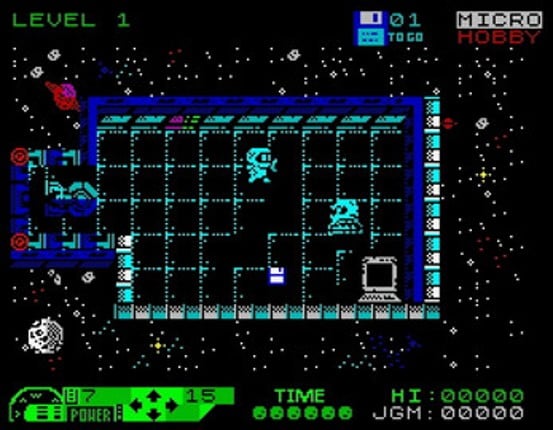 FloppyVerse (ZX Spectrum 128K) screenshot