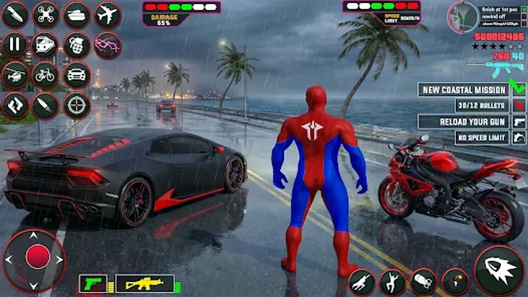 Speed Hero: Flying Spider Hero Image