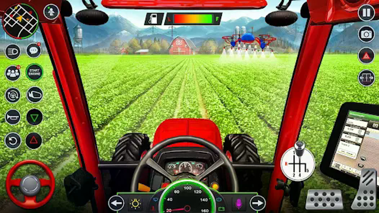 Big Farming Tractor Game 3D screenshot