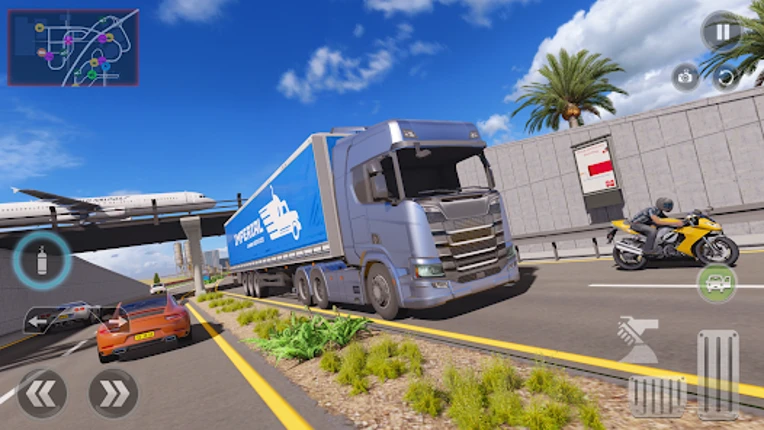 Truck Racing Car Driving Games screenshot