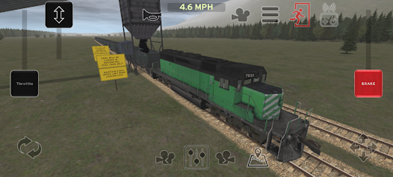 Train and rail yard simulator screenshot