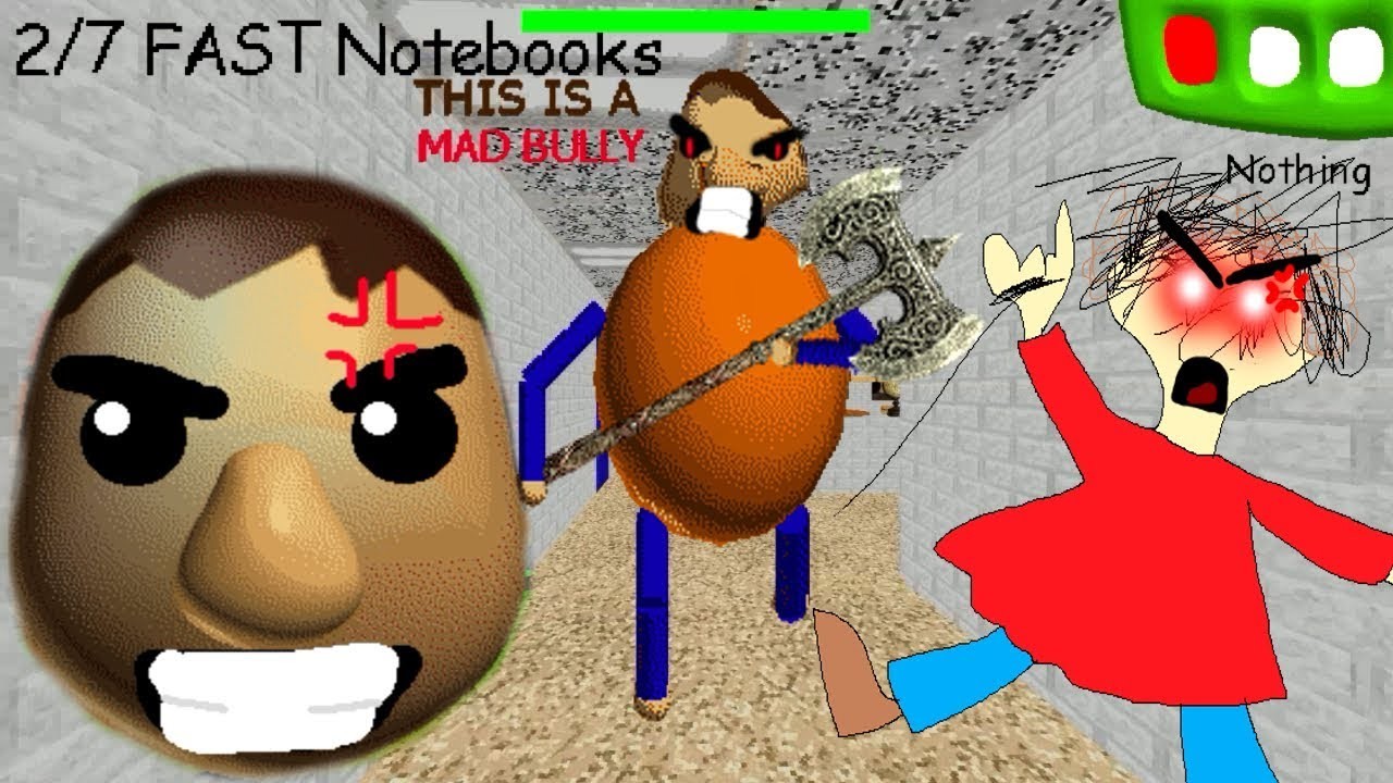 Games like Baldi basics but fast