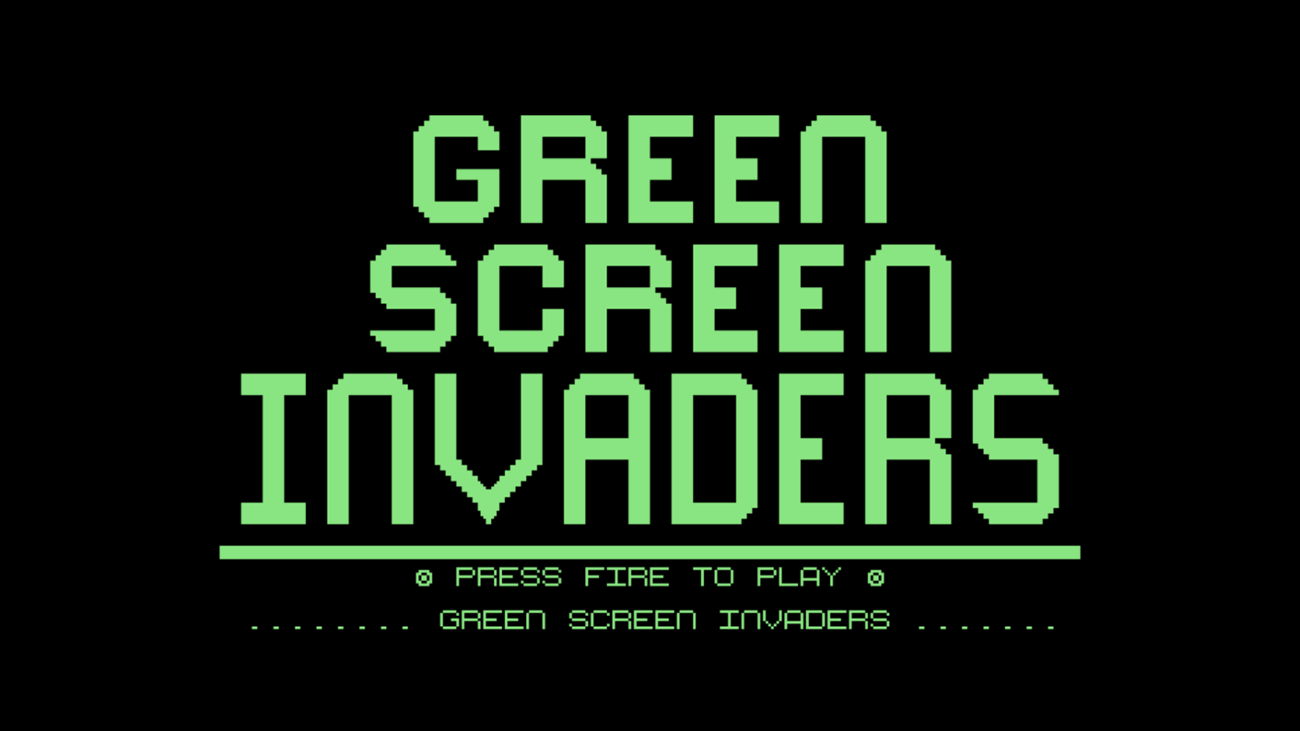 Games like Green/Colour Screen Invaders C64