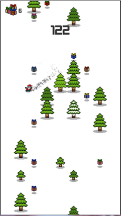 Pixel Santa Image