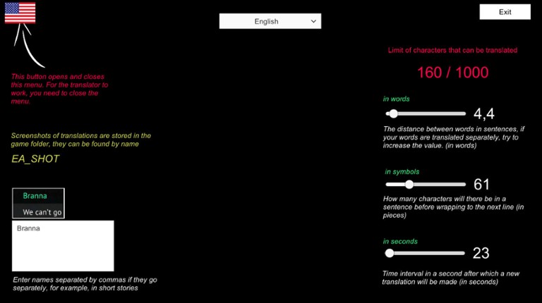 Game Localization screenshot