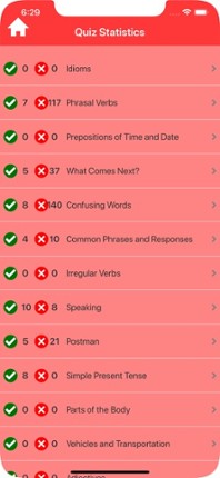 Intermediate English Grammar screenshot