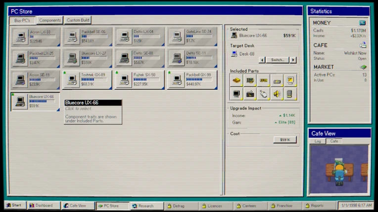 Internet Cafe 98 screenshot