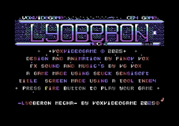Lyoberon Mecha 1 - C64 Image