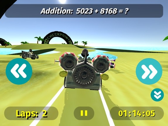 Math Racing 2 screenshot