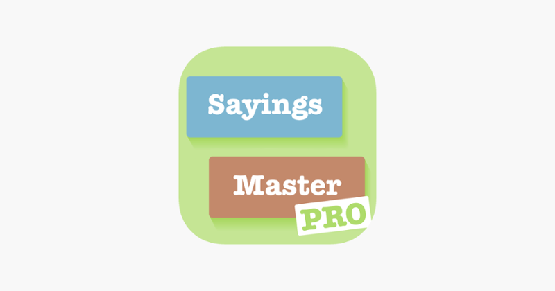 Proverbs &amp; Sayings Master Pro Game Cover