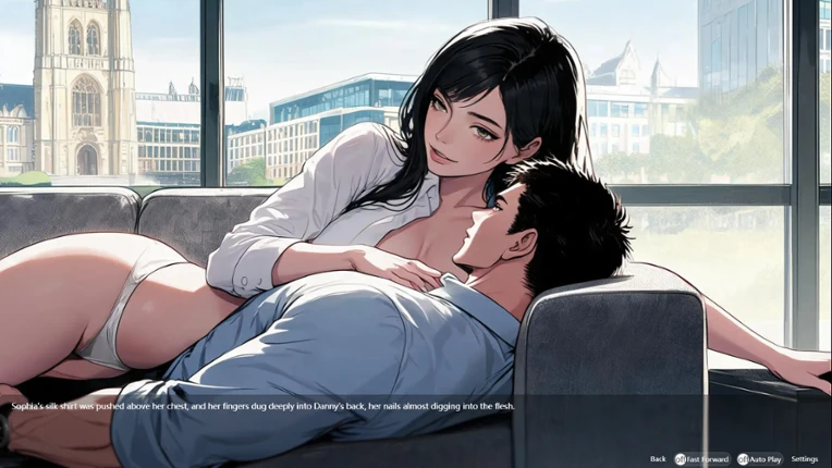 Sexy Psychologist's Wild Office Kiss Image
