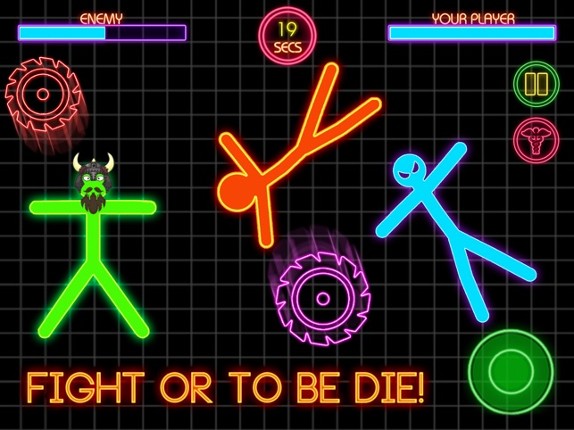 Stickman War Lightsaber Games screenshot