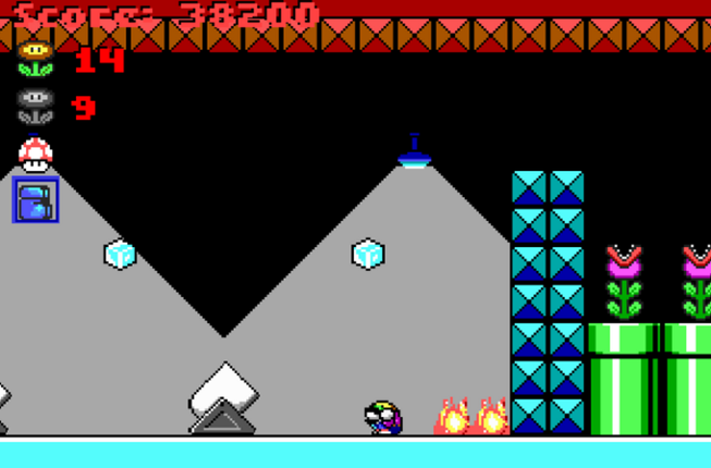 Super Mario in Marooned on Mars screenshot
