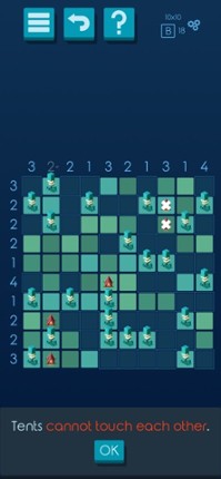 Tents and Trees Puzzles screenshot