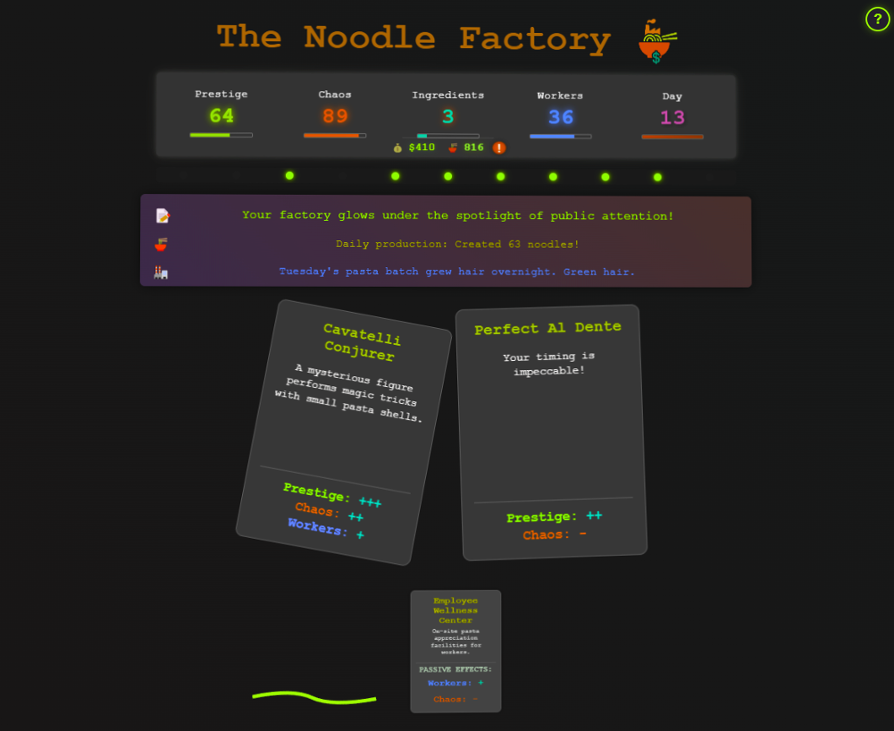 Games like The Noodle Factory