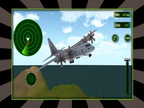 3D Farming Tractor Cargo Airplane Pilot Image