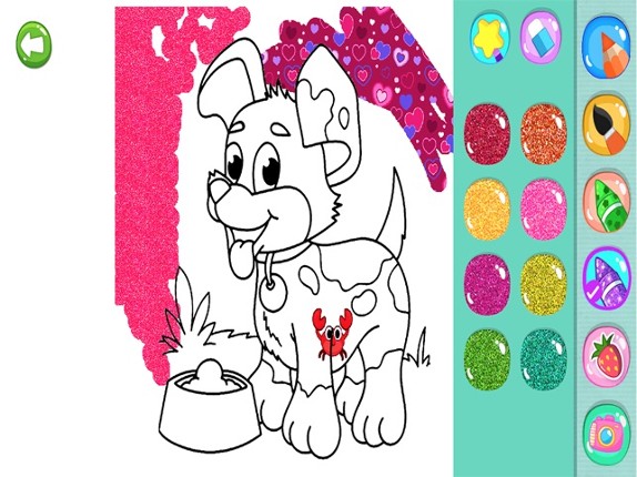 Blue coloring book Image