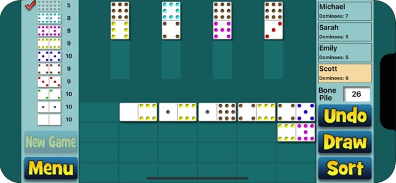 Chickenfoot Dominoes screenshot