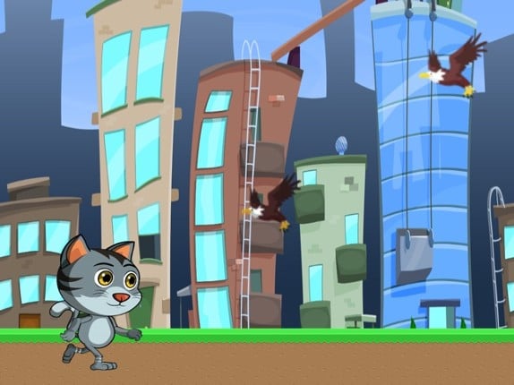 City Cat Running Street screenshot