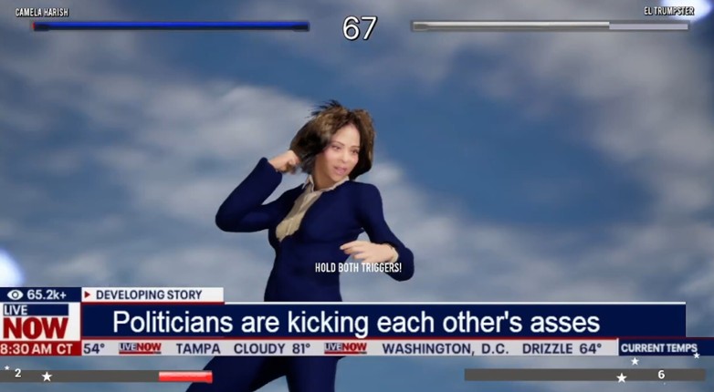 Election FighterZ: Kamala vs trump screenshot