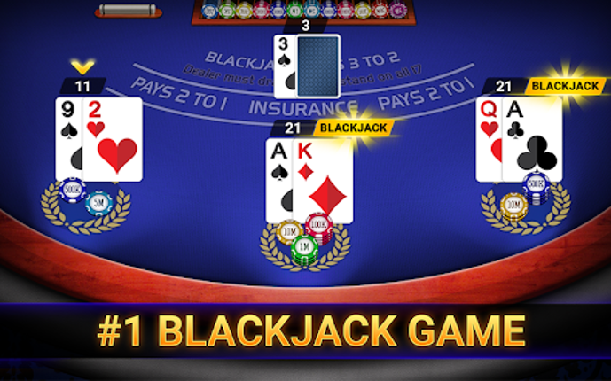 Blackjack 21: online casino screenshot