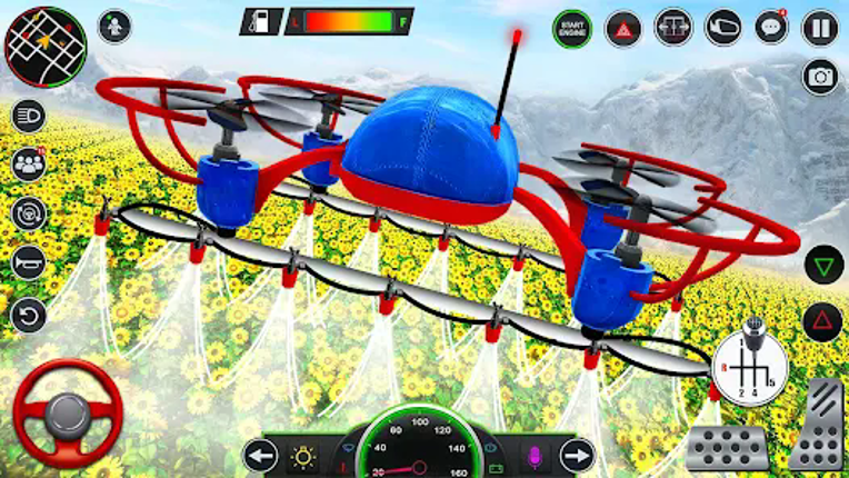 Big Farming Tractor Game 3D screenshot