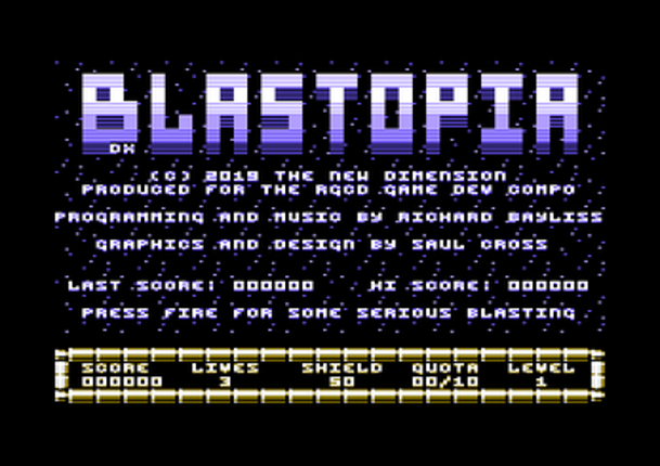 Blastopia DX [Commodore 64] Image