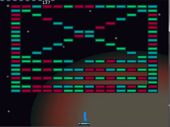 Breako v1(Breakout + 2 player pong) screenshot